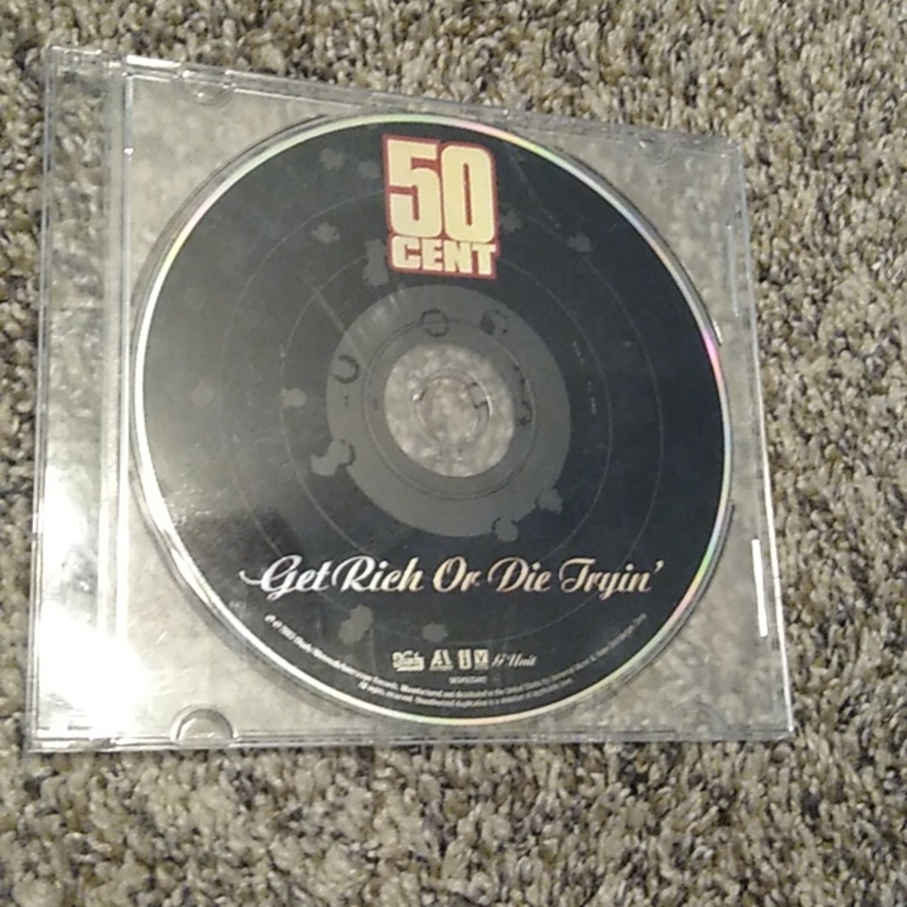 50 Cent "Get Rich Or Die Tryin'" CD (Missing Cover)